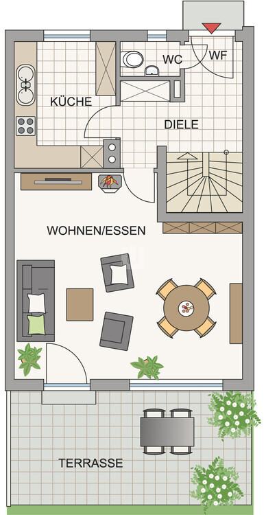 WINDISCH IMMOBILIEN - Gepflegtes RHM mit 5 Zimmern in familienfreundlicher Lage von Maisach 5 zimmer