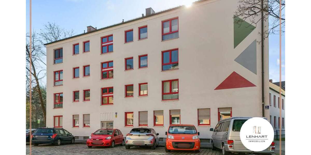 Etagenwohnung Augsburg Innenstadt - 2 Zimmer, 47 m&sup2;, 164.000&euro; | Angebot:25933223
