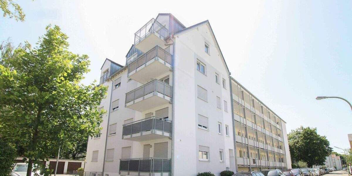Etagenwohnung Augsburg Oberhausen - 2 Zimmer, 53 m&sup2;, 264.500&euro; | Angebot:25123747