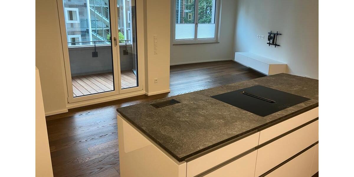 Top 2-Zi.-Neubauwohnung m. EBK, teilmöbliert, zentral in Augsburg 2 zimmer