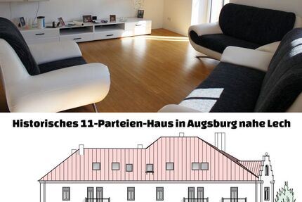 Provisionsfrei* Augsburg Gründerzeit MFH direkt vom Eigentümer! 11 WE, 825 qm Wfl., 621 qm Grund, nahe Lech - Haus Augsburg Lechhausen | Angebot:22667067