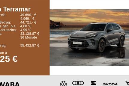 Cupra Terramar 2.801 km 49.690 &euro; Gersthofen 86368