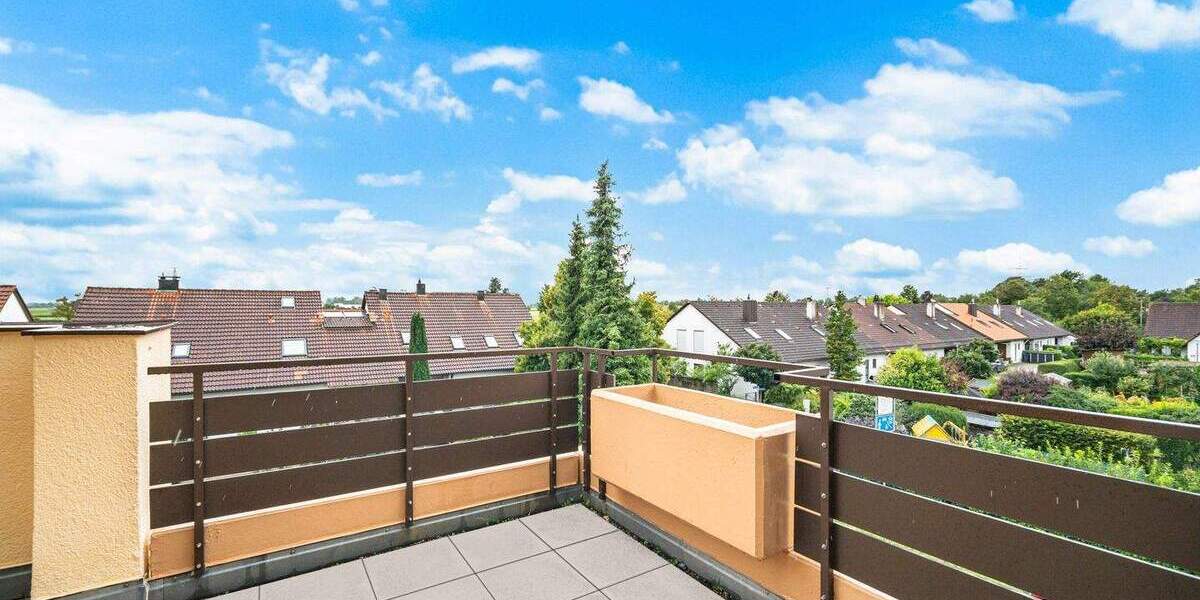 Freiraum nach oben: 4-Zimmer-Wohnung mit Dachterrasse & 3 private Dachräume für Platz zum Entfalten 4 zimmer