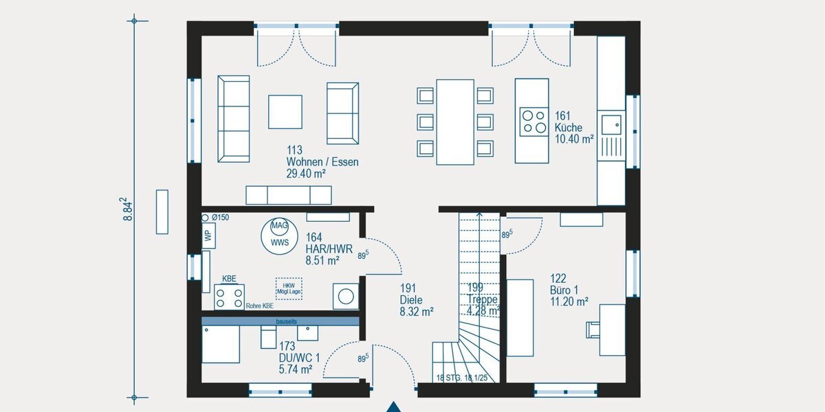 Ihr Traumhaus nach Maß mit allkauf Servicegarantie - Einfamilienhaus Petersdorf | Angebot:27333086
