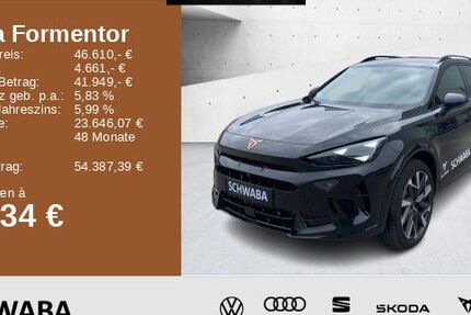 Cupra Formentor 7.511 km 45.910 € Gersthofen 86368