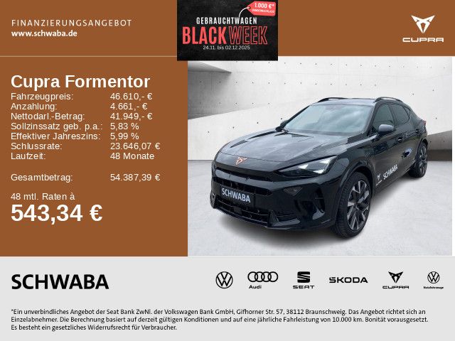Cupra Formentor 7.511 km 45.910 € Gersthofen 86368