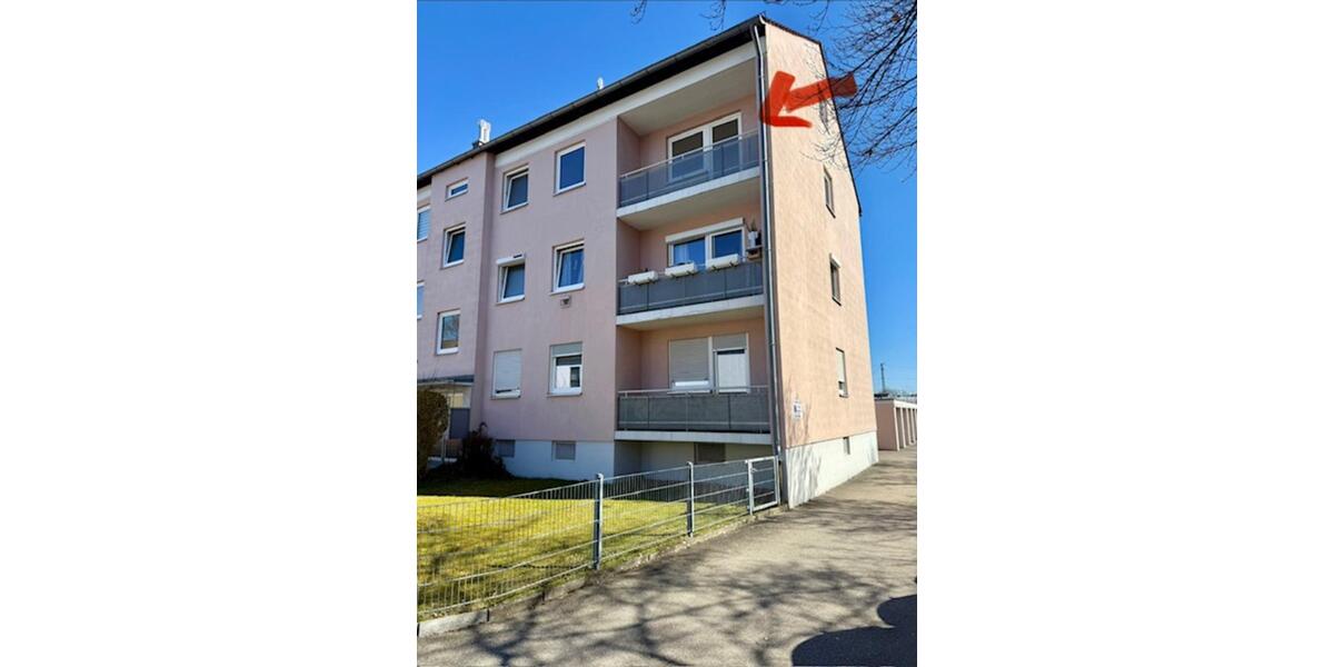 Etagenwohnung Augsburg Bärenkeller - 2 Zimmer, 54 m&sup2;, 229.000&euro; | Angebot:25610359