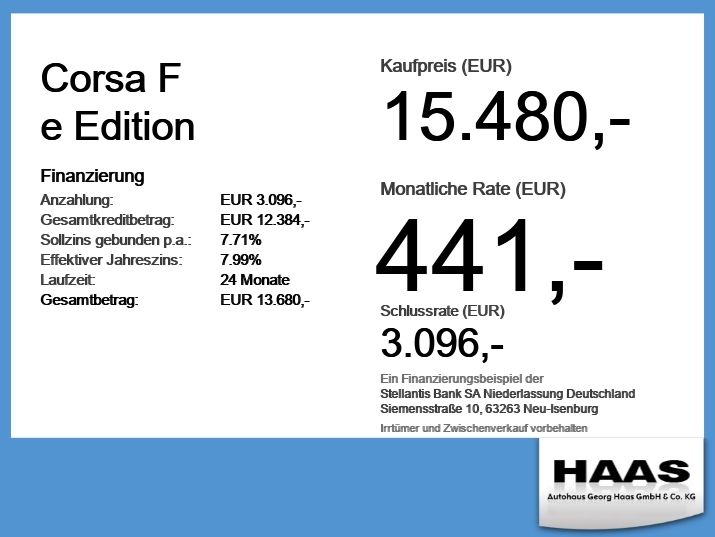 Opel Corsa 42.200 km 15.480 &euro; Augsburg 86159