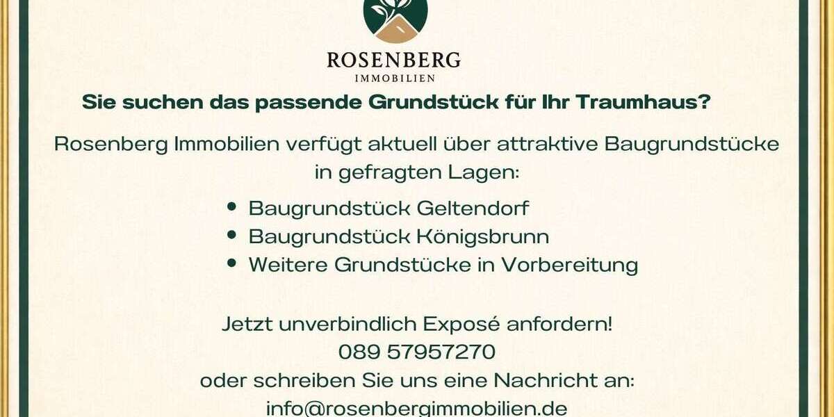 Grundstück Königsbrunn - 1.085.000&euro; | Angebot:26903104