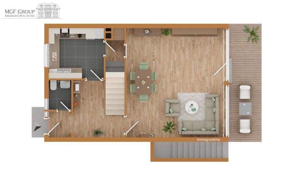 Reihenendhaus Augsburg Hochzoll - 5 Zimmer, 135 m&sup2;, 649.000&euro; | Angebot:25895945