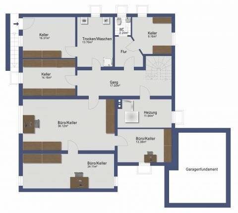 Mehrfamilienhaus, Wohnhaus Mering - 1 Zimmer, 350 m&sup2;, 1.290.000&euro; | Angebot:25678460