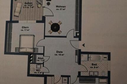 Wohnung Stadtbergen - 3 Zimmer, 100 m&sup2;, 465.000&euro; | Angebot:25362952