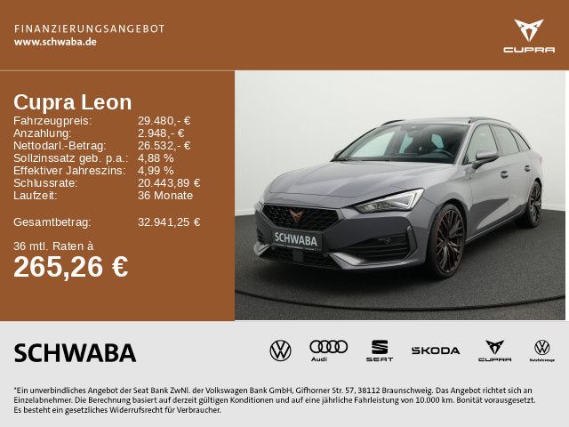 Cupra Leon 39.500 km 29.480 &euro; Gersthofen 86368