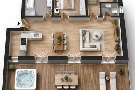 Wohnung Münster - 3 Zimmer, 115 m&sup2;, 1.250&euro; | Angebot:26913111