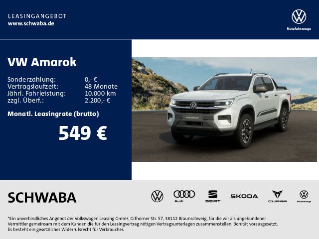 VW Amarok 8.888 km 63.480 € Gersthofen 86368