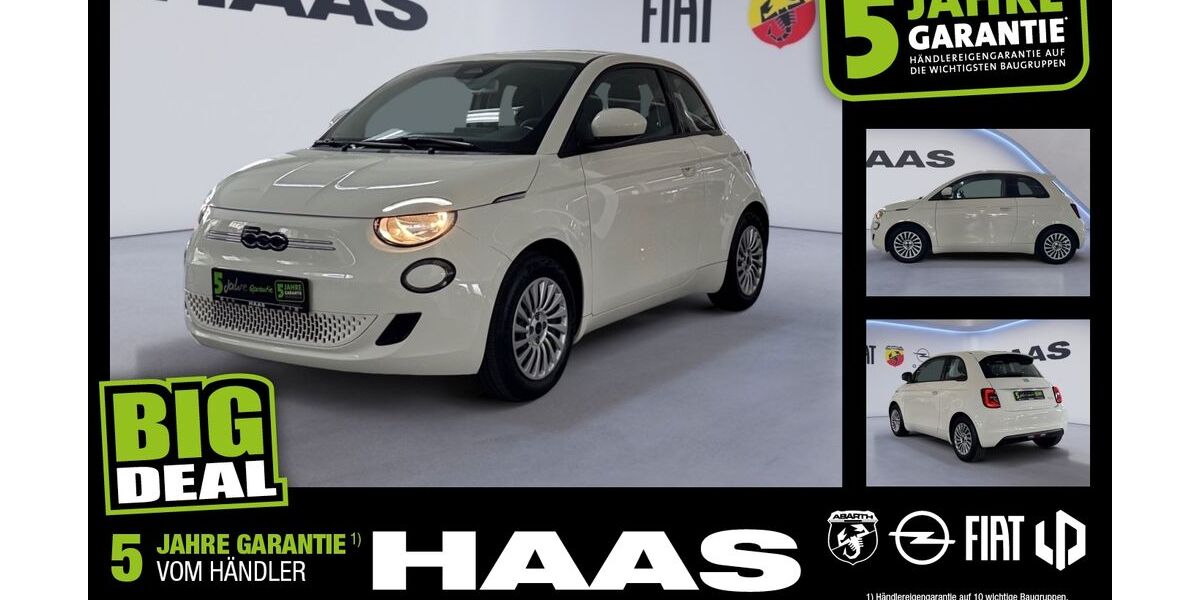 Fiat 500e 20.680 km 18.490 € Königsbrunn 86343