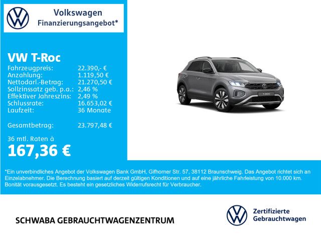 VW T-Roc 19.881 km 22.390 &euro; Gersthofen 86368