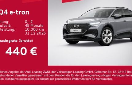 Audi Q4 e-tron 7.506 km 44.890 € Gersthofen 86368