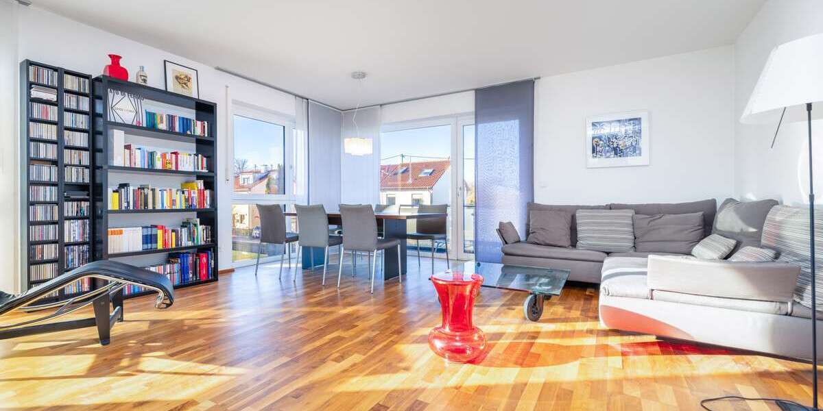 Etagenwohnung Augsburg Bergheim - 4 Zimmer, 102 m&sup2;, 499.000&euro; | Angebot:24433339