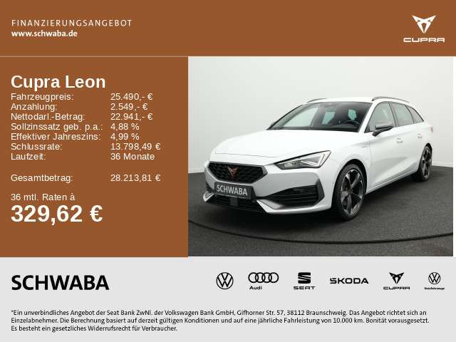 Cupra Leon 50.000 km 25.490 &euro; Gersthofen 86368